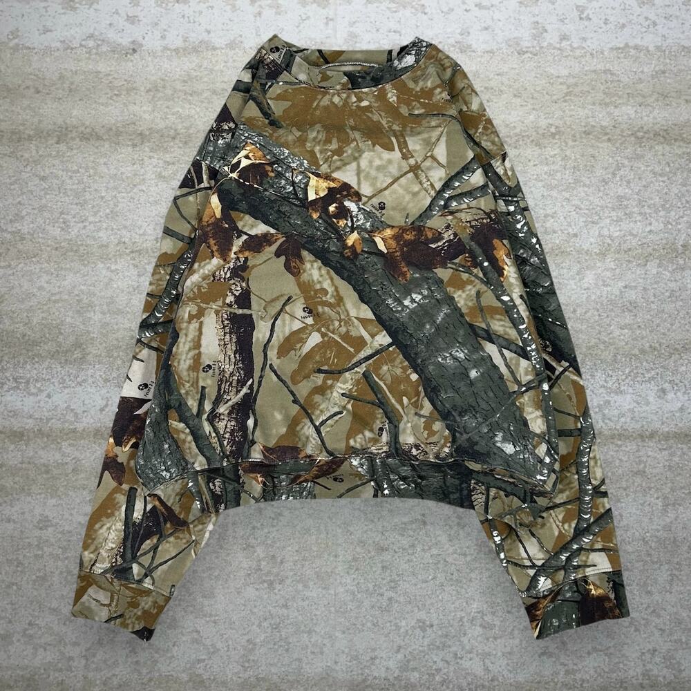 Vintage 90s Outfitters Ridge Fusion 3D Sweatshirt Mens XL Hunting Camo Crewneck